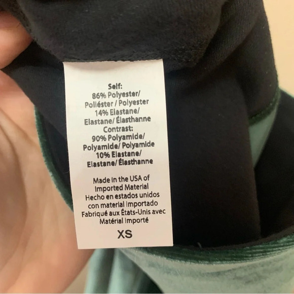 Beyond Yoga Velvet Motion High Waisted Midi Legging in Forest Green XS NWT New - Picture 14 of 15